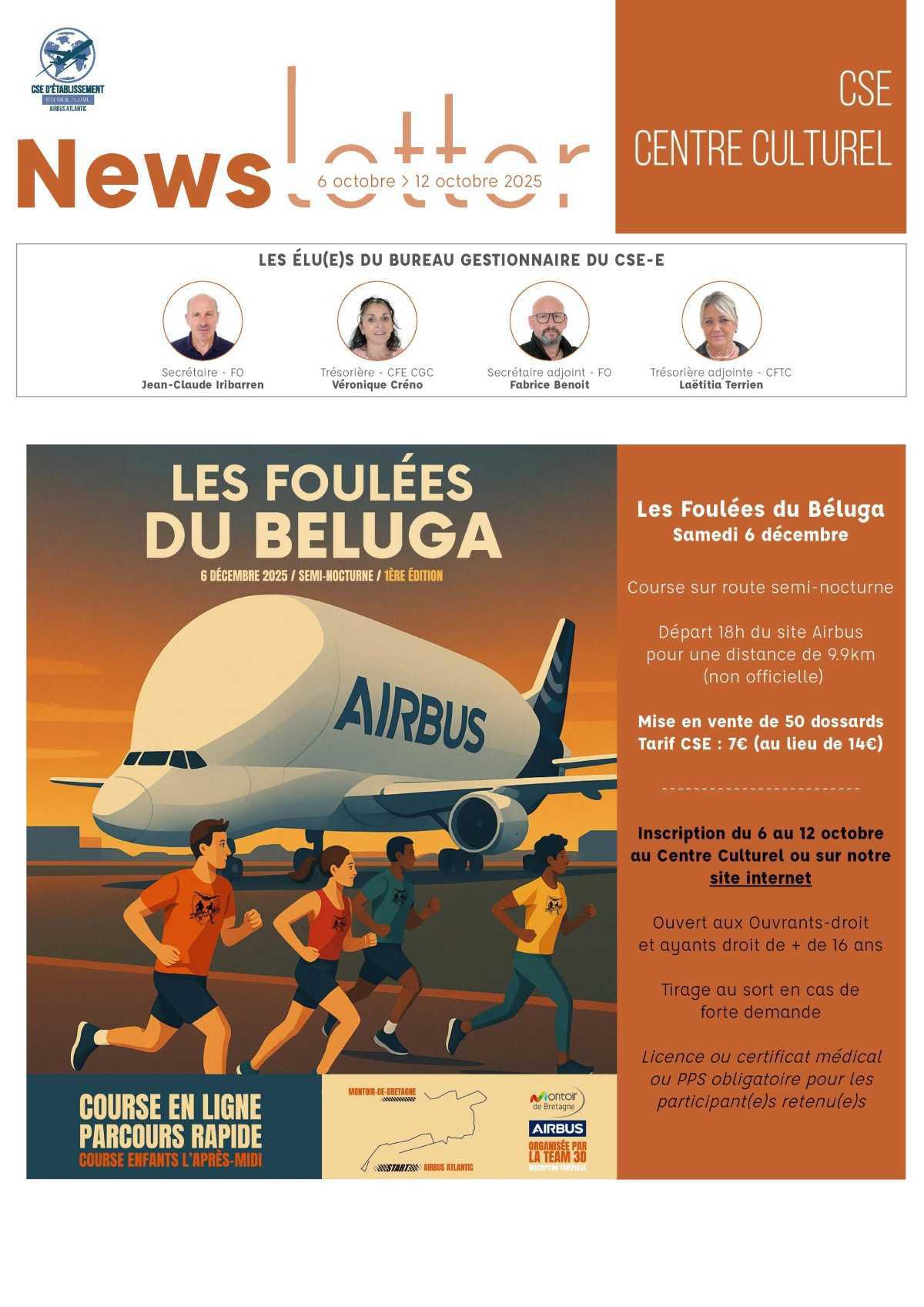 Informations du CSE et de la coopérative semaine 41 Informations du CSE et de la coopérative semaine 41