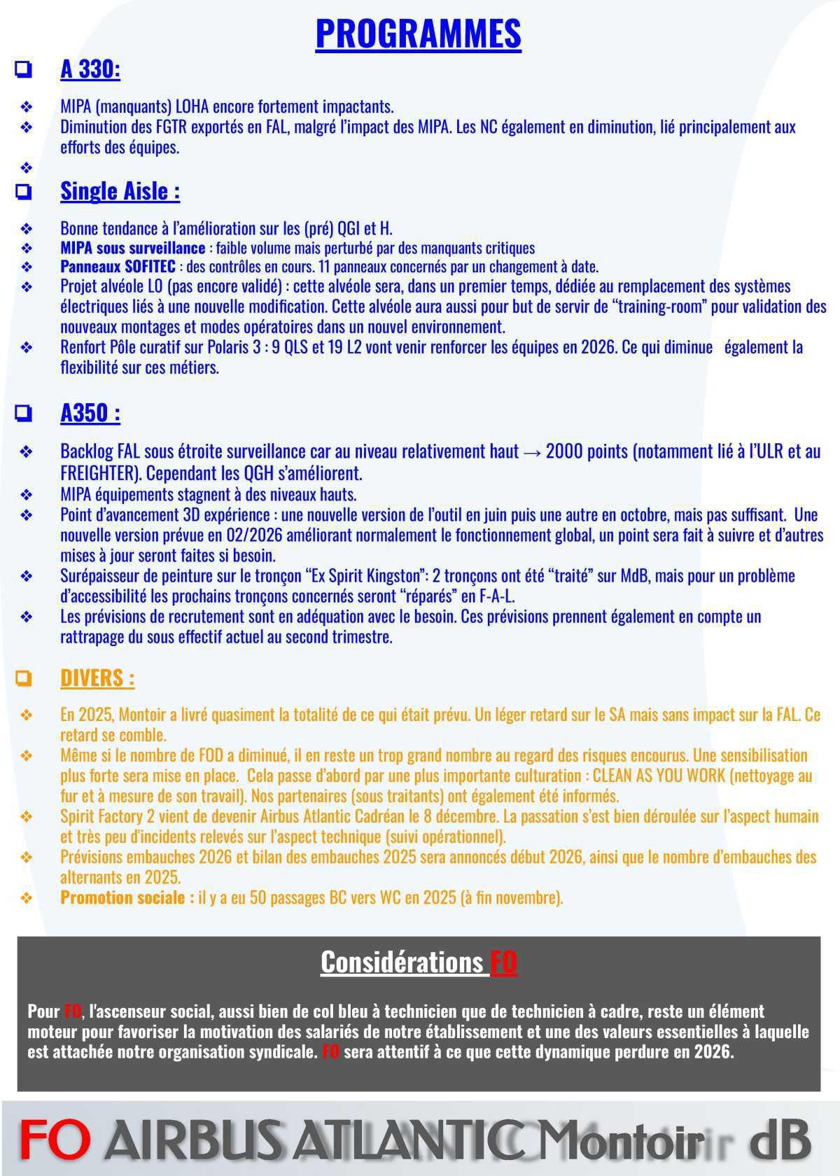 Compte rendu FO du CSE du 18 décembre 2025