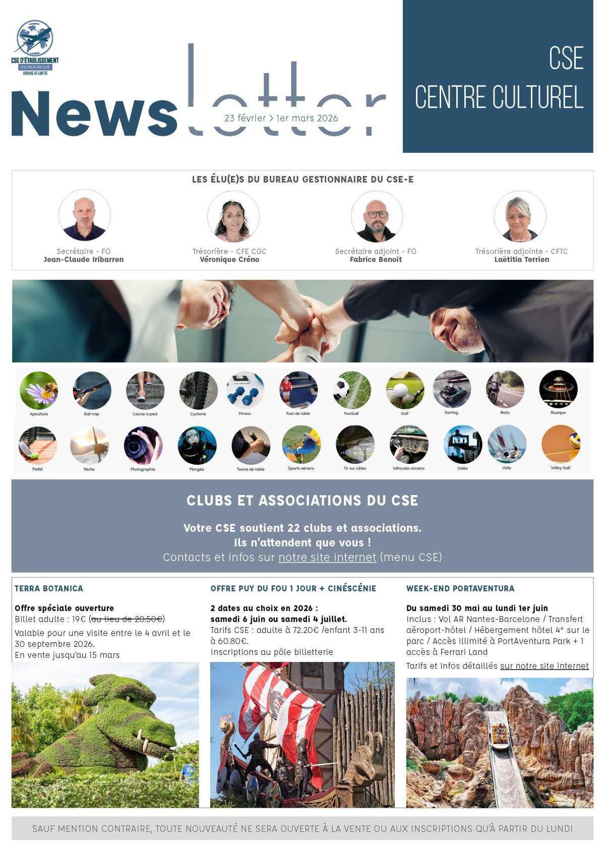 Informations du CSE et de la coopérative semaine 9 Informations du CSE et de la coopérative semaine 9