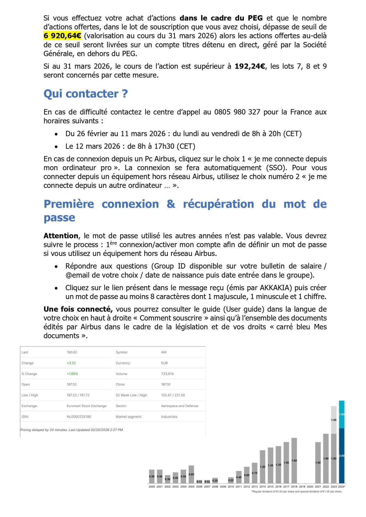 Information ESOP 2026