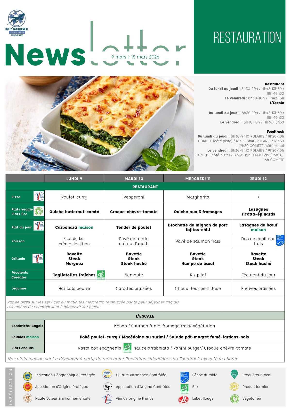 Informations du CSE et de la coopérative semaine 11 Informations du CSE et de la coopérative semaine 11
