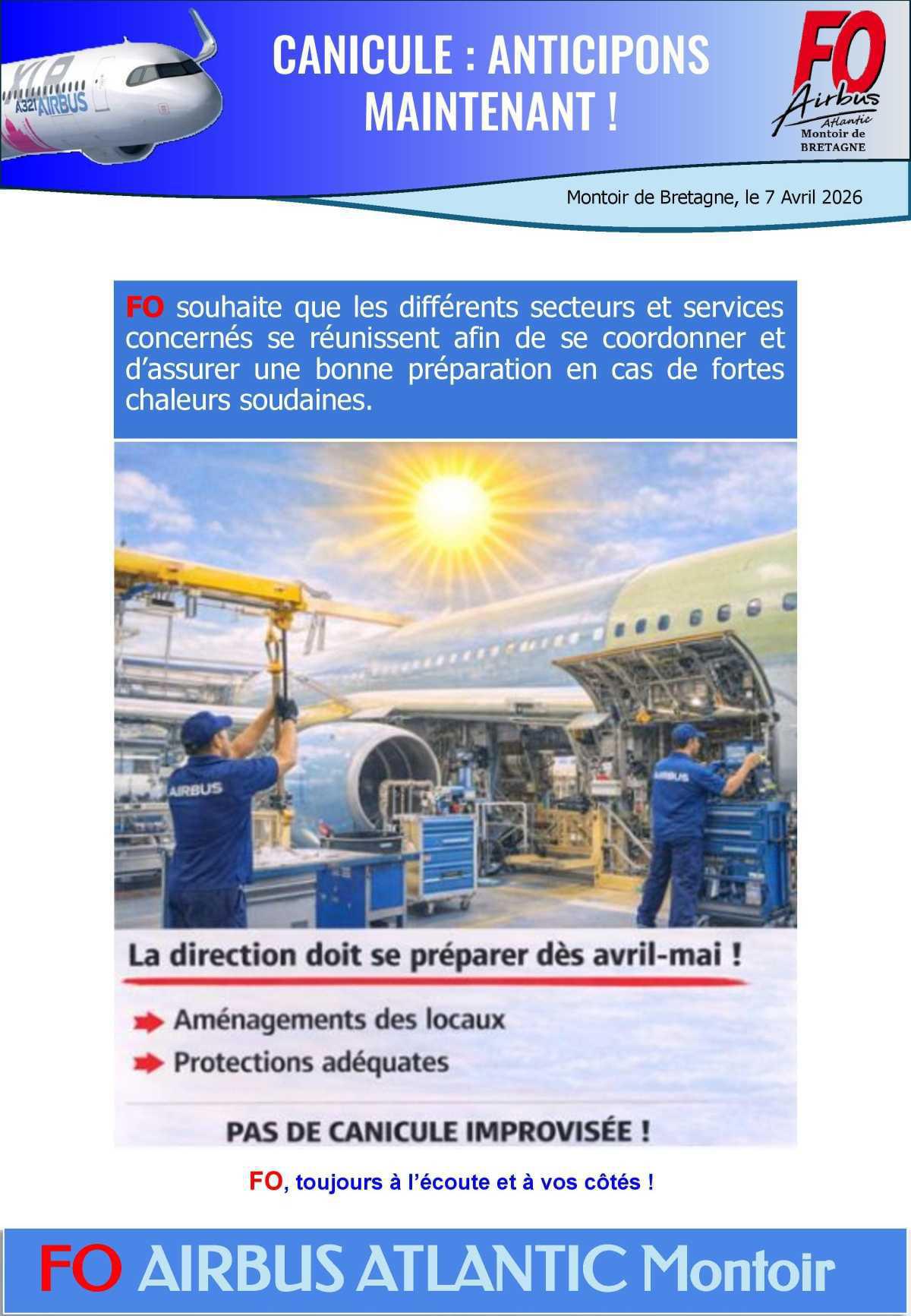 Canicule : Anticipons maintenant !