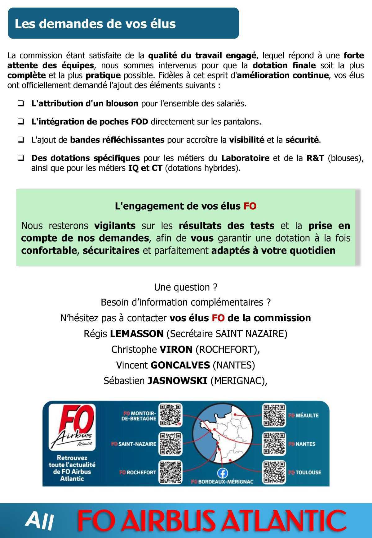 Nouvelle dotation : Vos vêtements de travail évoluent