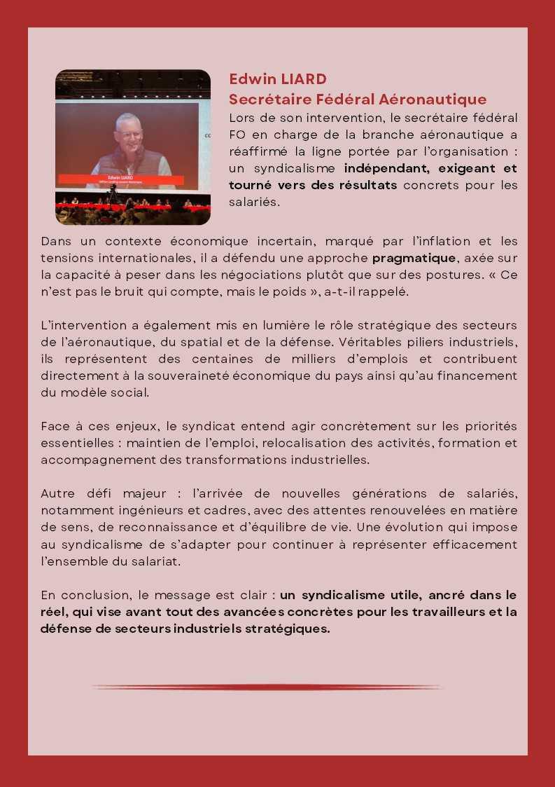 26e congrès confédéral FO à Dijon