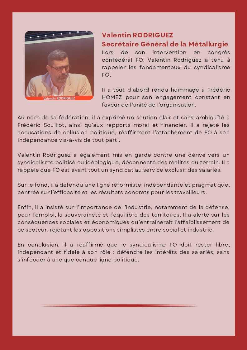 26e congrès confédéral FO à Dijon
