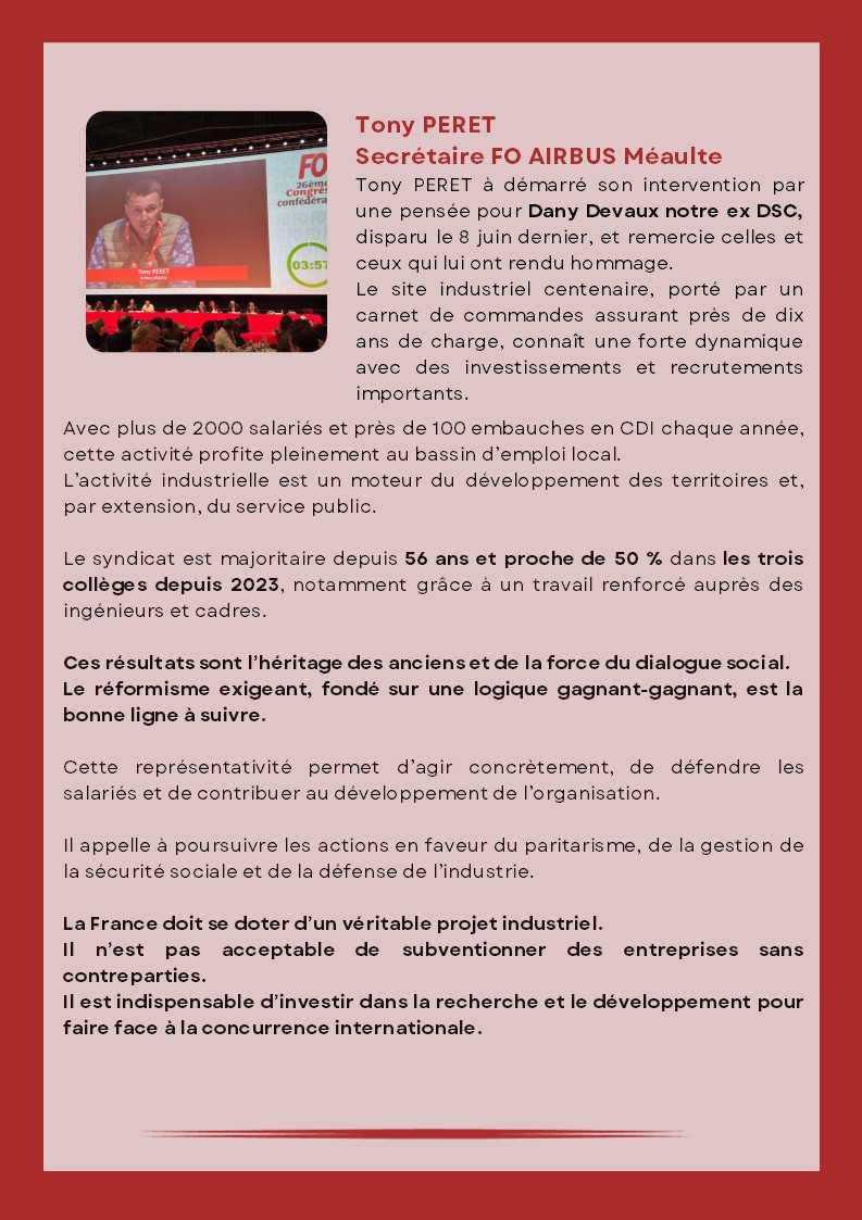 26e congrès confédéral FO à Dijon