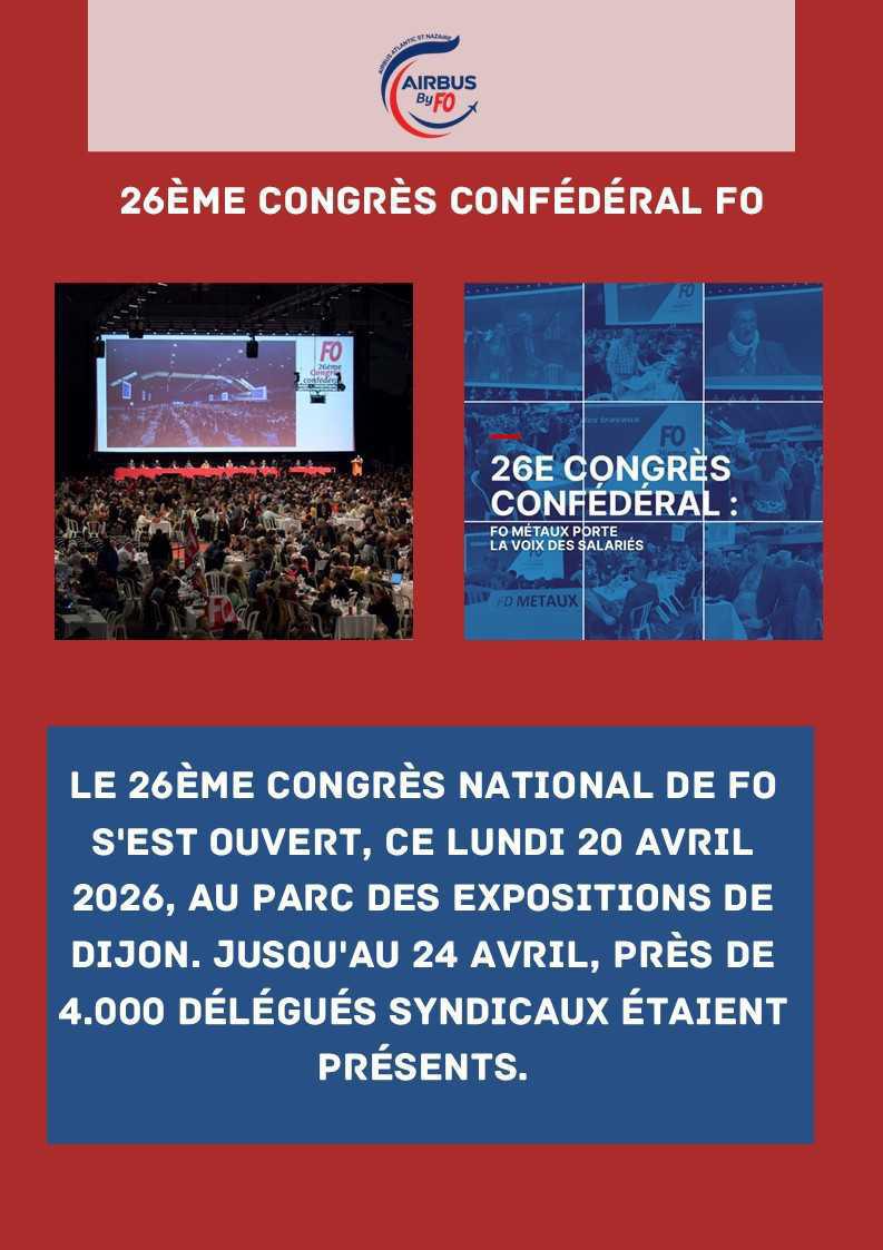 26e congrès confédéral FO à Dijon