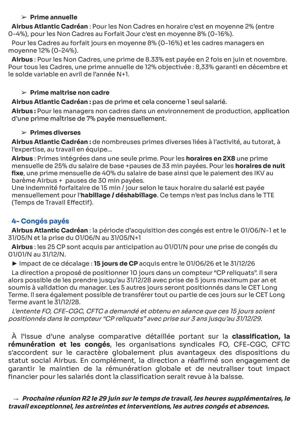 Airbus Atlantic Cadréan : R1 du 16 juin 2026