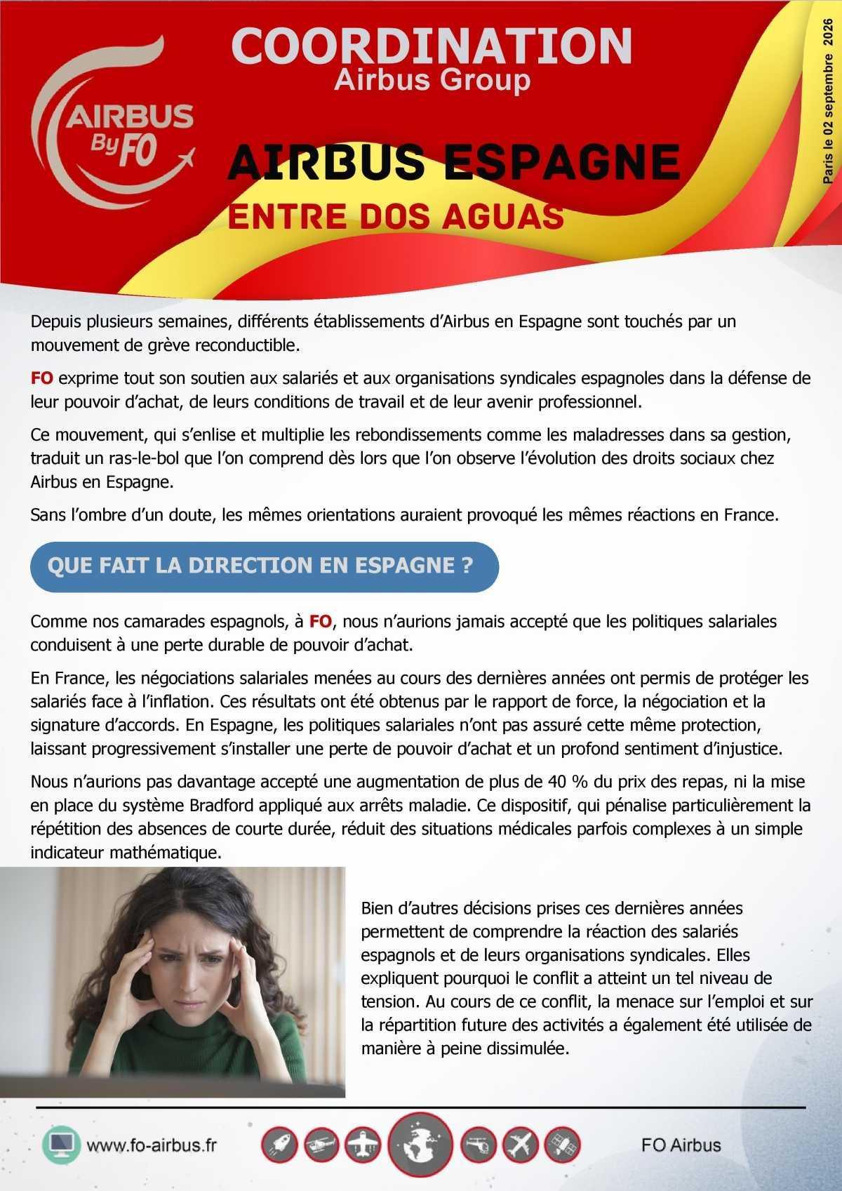 Airbus Espagne : Entre dos aguas