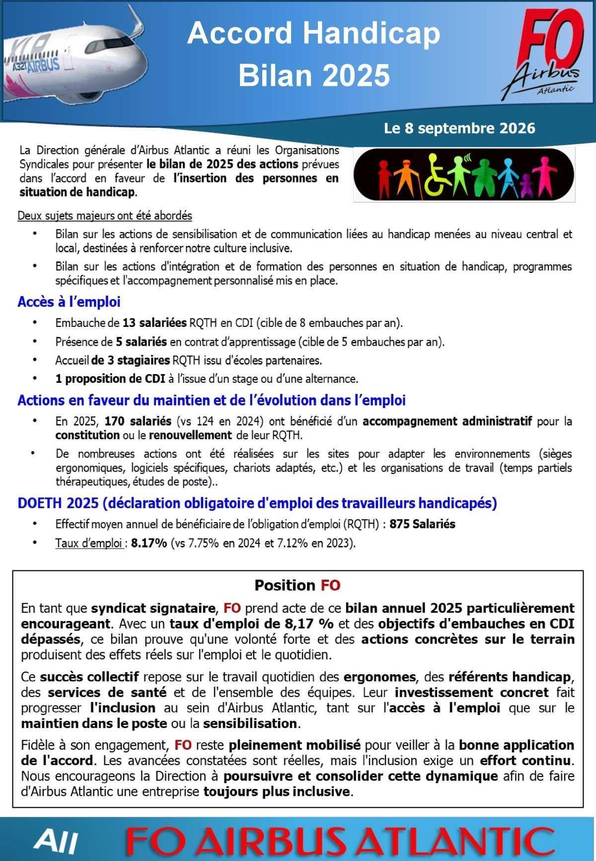 Accord Handicap : Bilan 2025