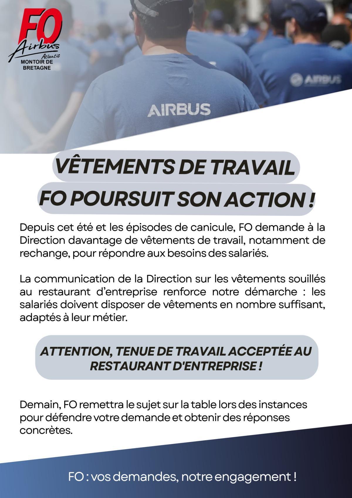 FO poursuit son action !