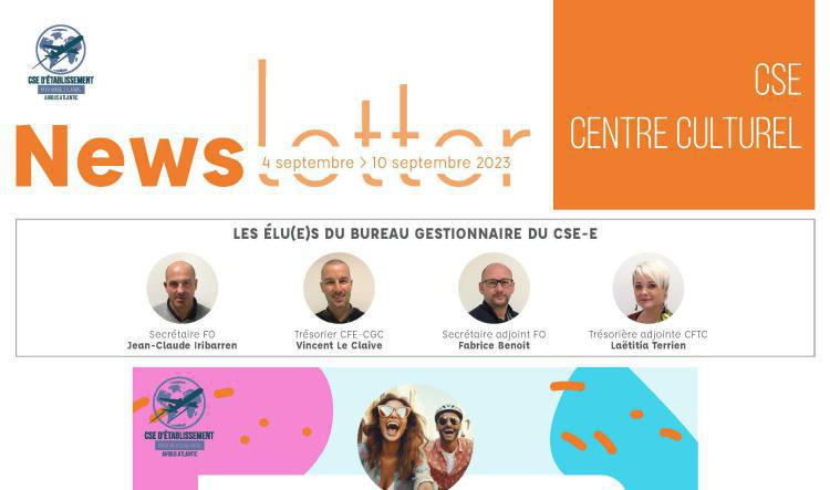Informations du CSE et de la coopérative semaine 37