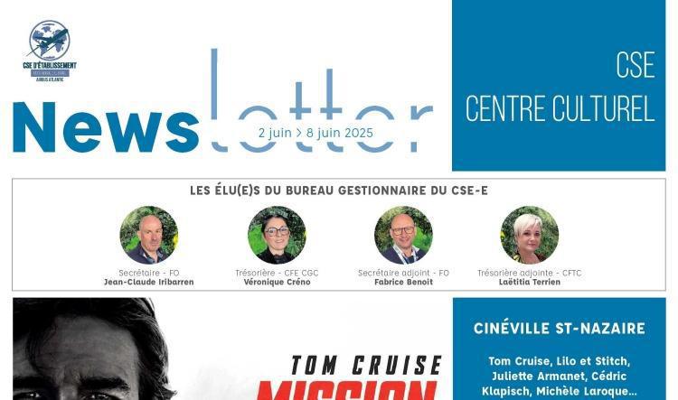 Informations du CSE et de la coopérative semaine 23