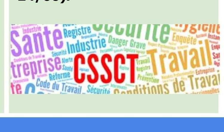 Compte rendu partiel du CSSCT-E du mois de juillet 2025