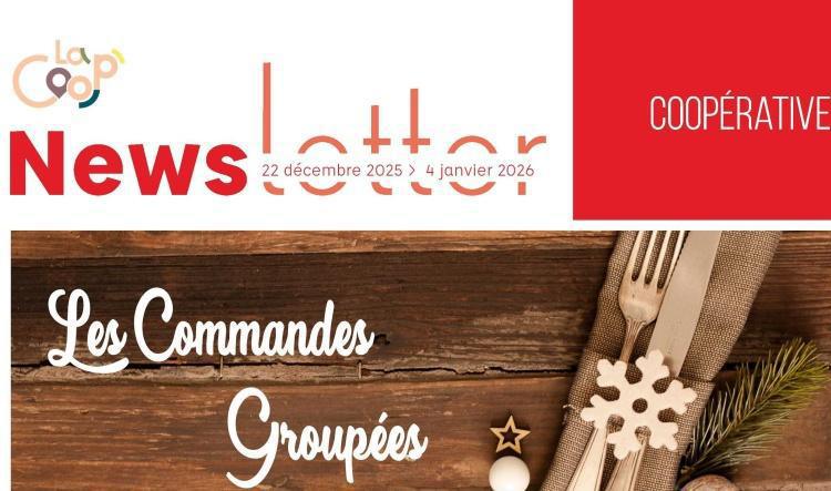 Informations du CSE et de la coopérative de la semaine 52 à la semaine 2