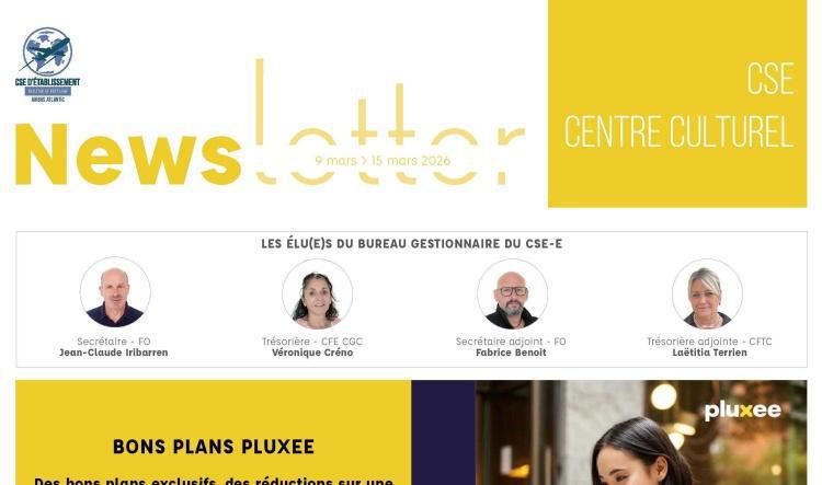 Informations du CSE et de la coopérative semaine 11