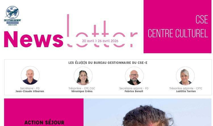 Informations du CSE et de la coopérative semaine 17