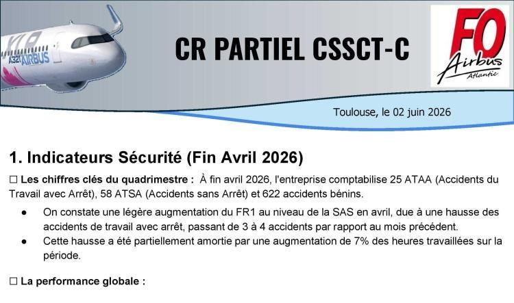 Compte-rendu FO du CSSCT - Central