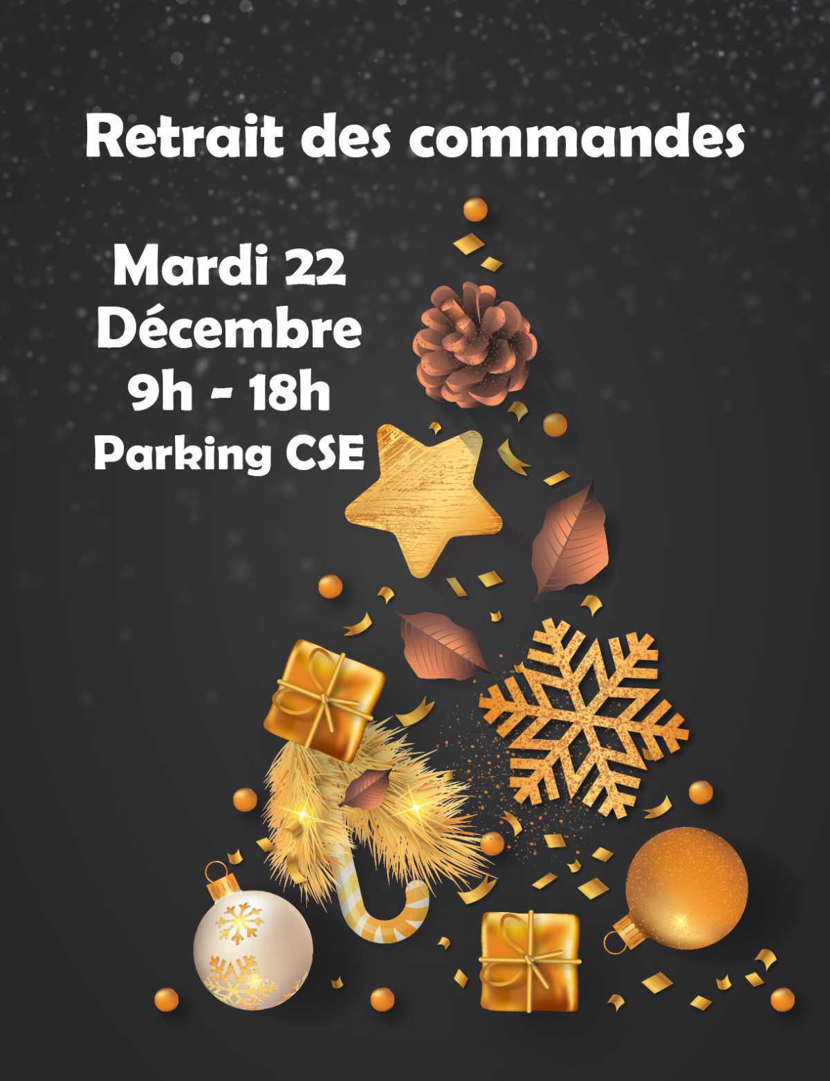 Retrait des commandes groupées de fin d'année à la Coopérative Retrait des commandes groupées de fin d'année à la Coopérative