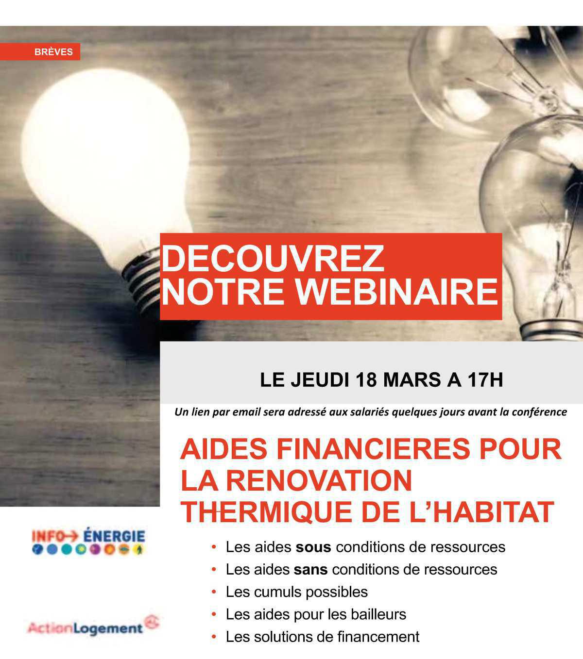 Logement : Des webinaires pour tout comprendre Logement : Des webinaires pour tout comprendre