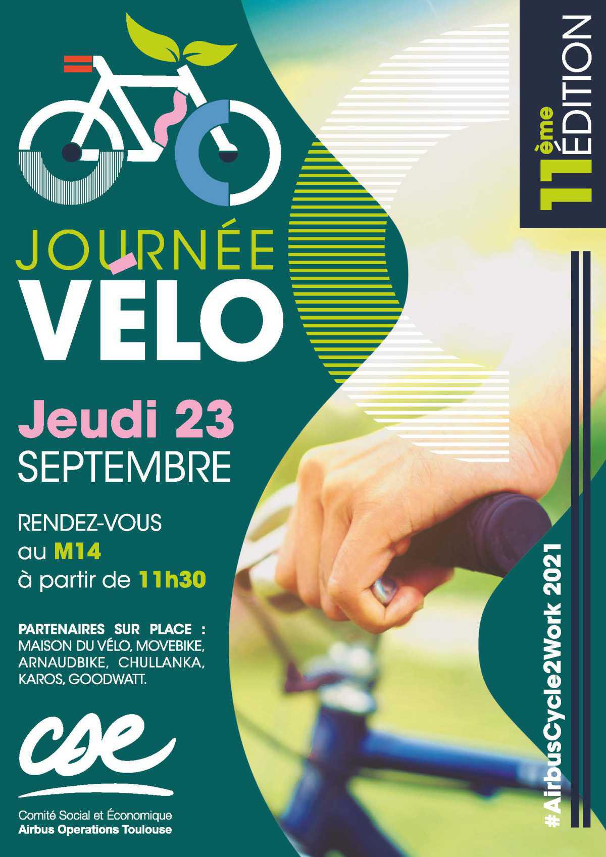 La journée vélo revient pour sa 11e édition le 23 septembre 2021!