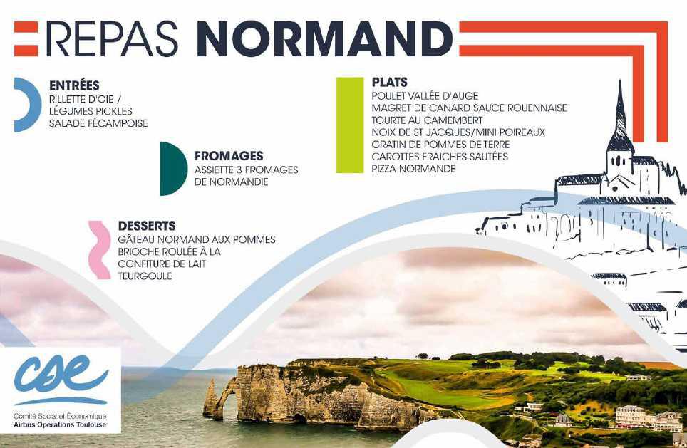Repas Normand dans vos restaurants du CSE