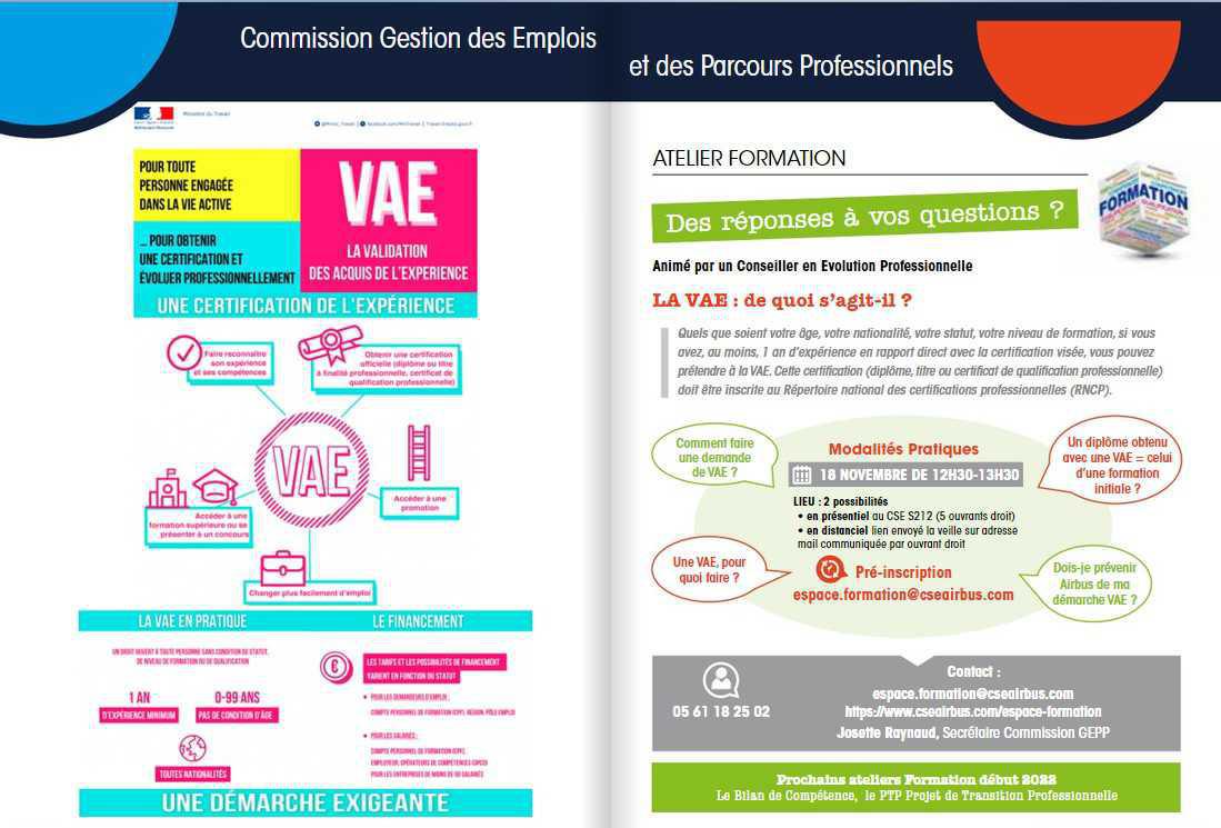 Commission GEPP, La VAE: de quoi s'agit-il? Commission GEPP, La VAE: de quoi s'agit-il?
