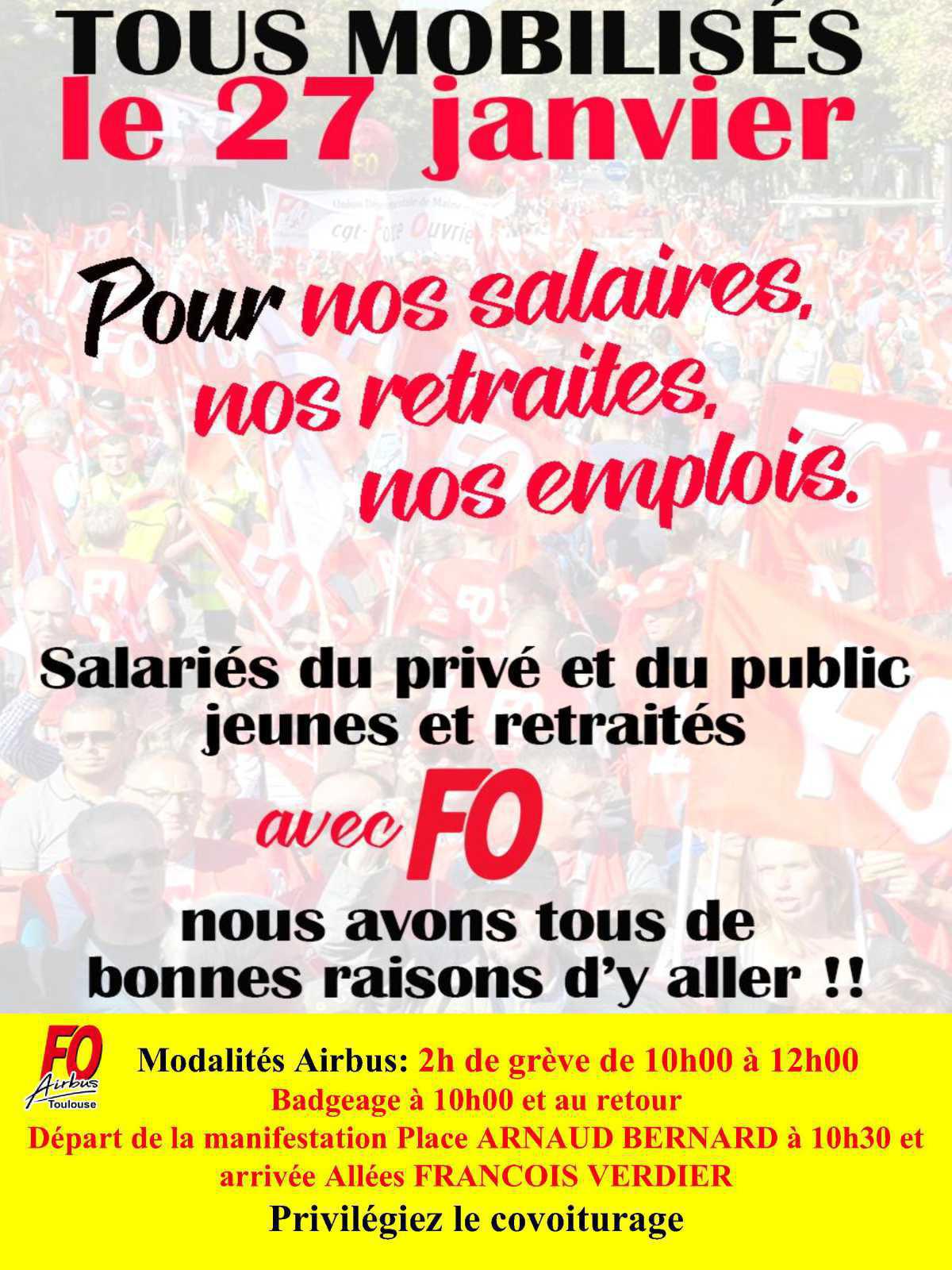Manifestation du 27 Janvier 2022