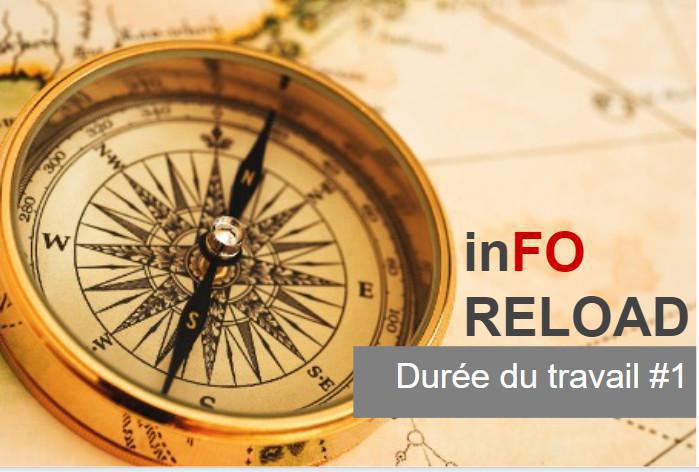 InFO RELOAD: Négociation Durée du travail, C'est parti InFO RELOAD: Négociation Durée du travail, C'est parti