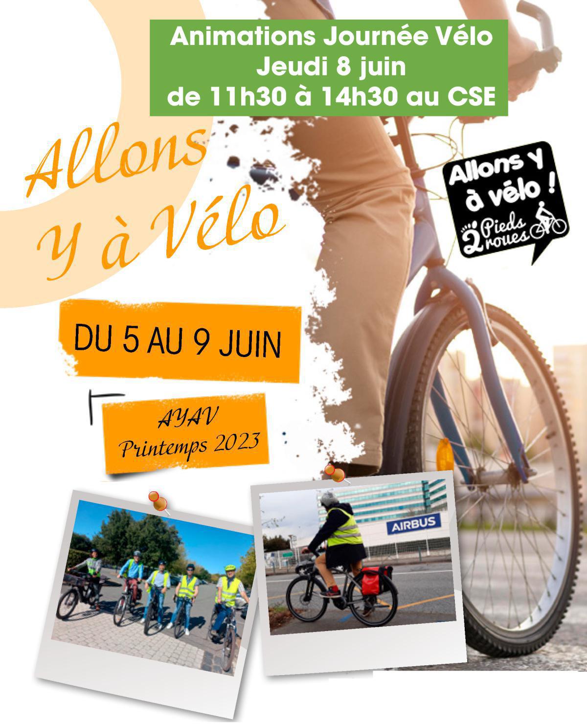 CSE: Allons-y à vélo !