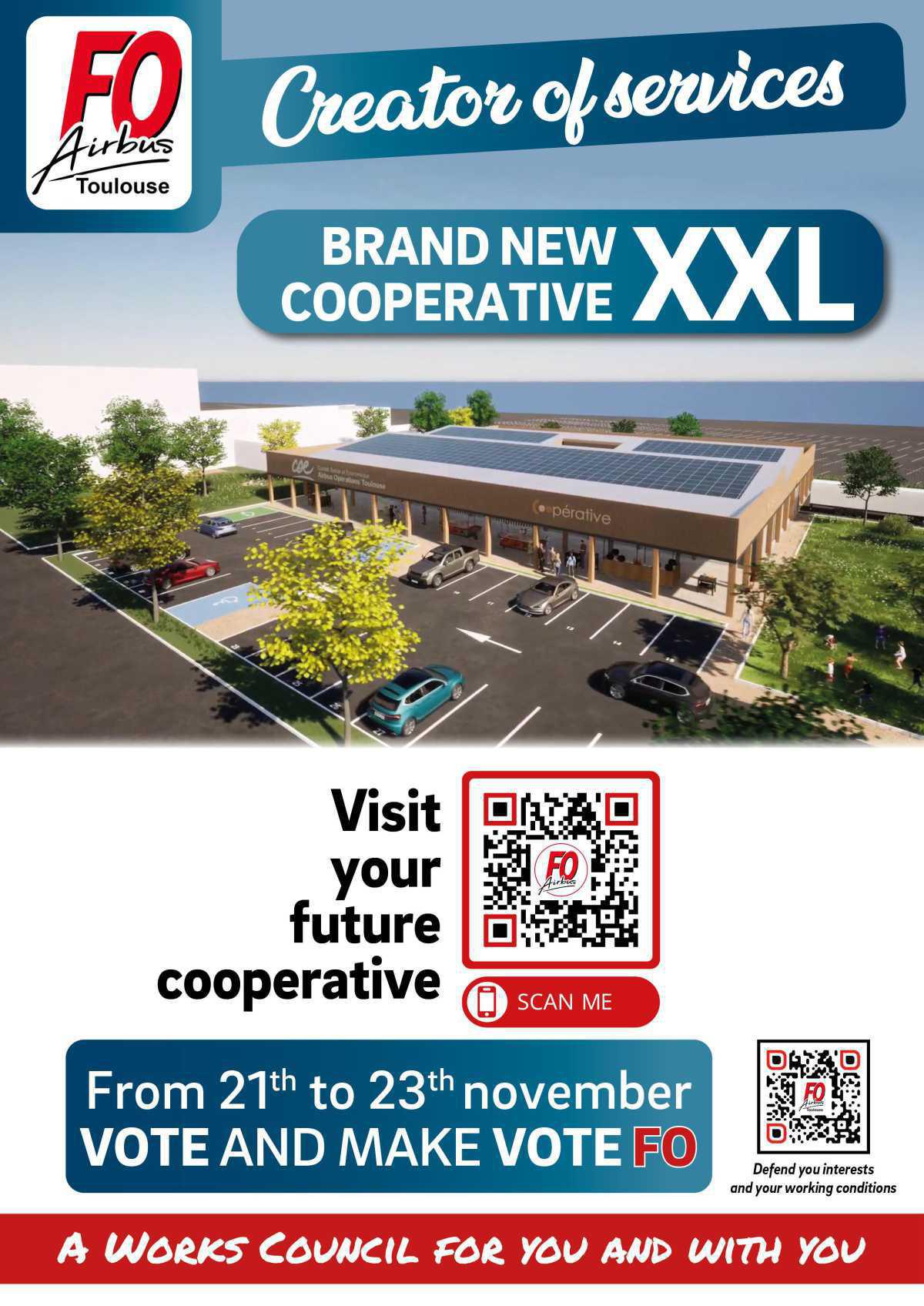 Projet de votre nouvelle coopérative XXL