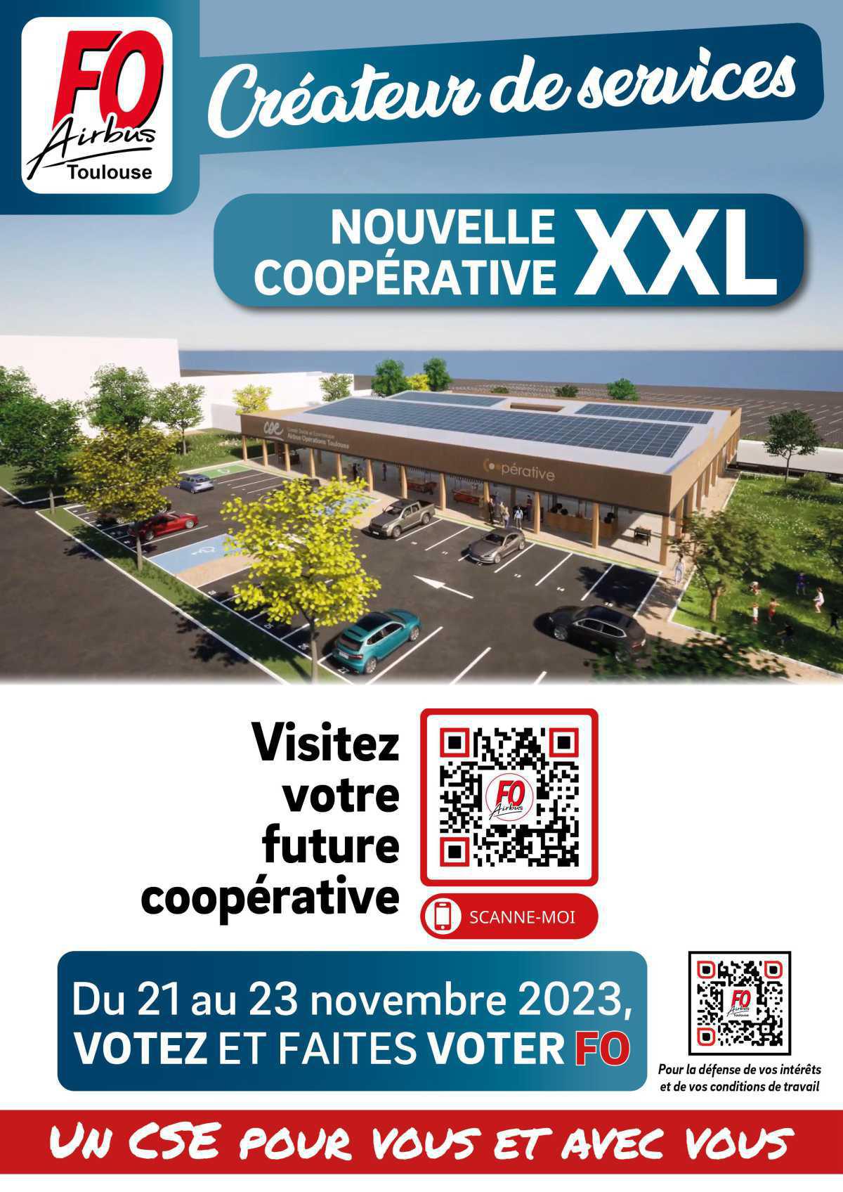 Projet de votre nouvelle coopérative XXL