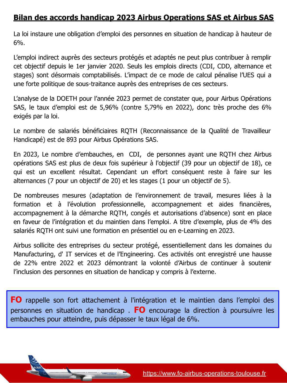 Compte rendu du CSE-C Airbus Commercial Aircraft du 01 Juillet 2024