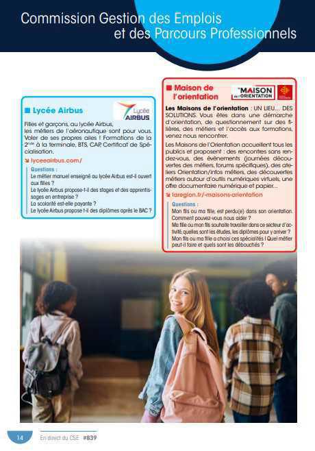 FORUM DE L'ORIENTATION ET DU SOUTIEN SCOLAIRE FORUM DE L'ORIENTATION ET DU SOUTIEN SCOLAIRE