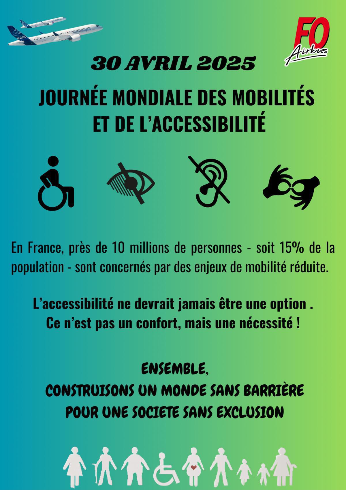 Journée mondiale des mobilités et de l'accessibilité