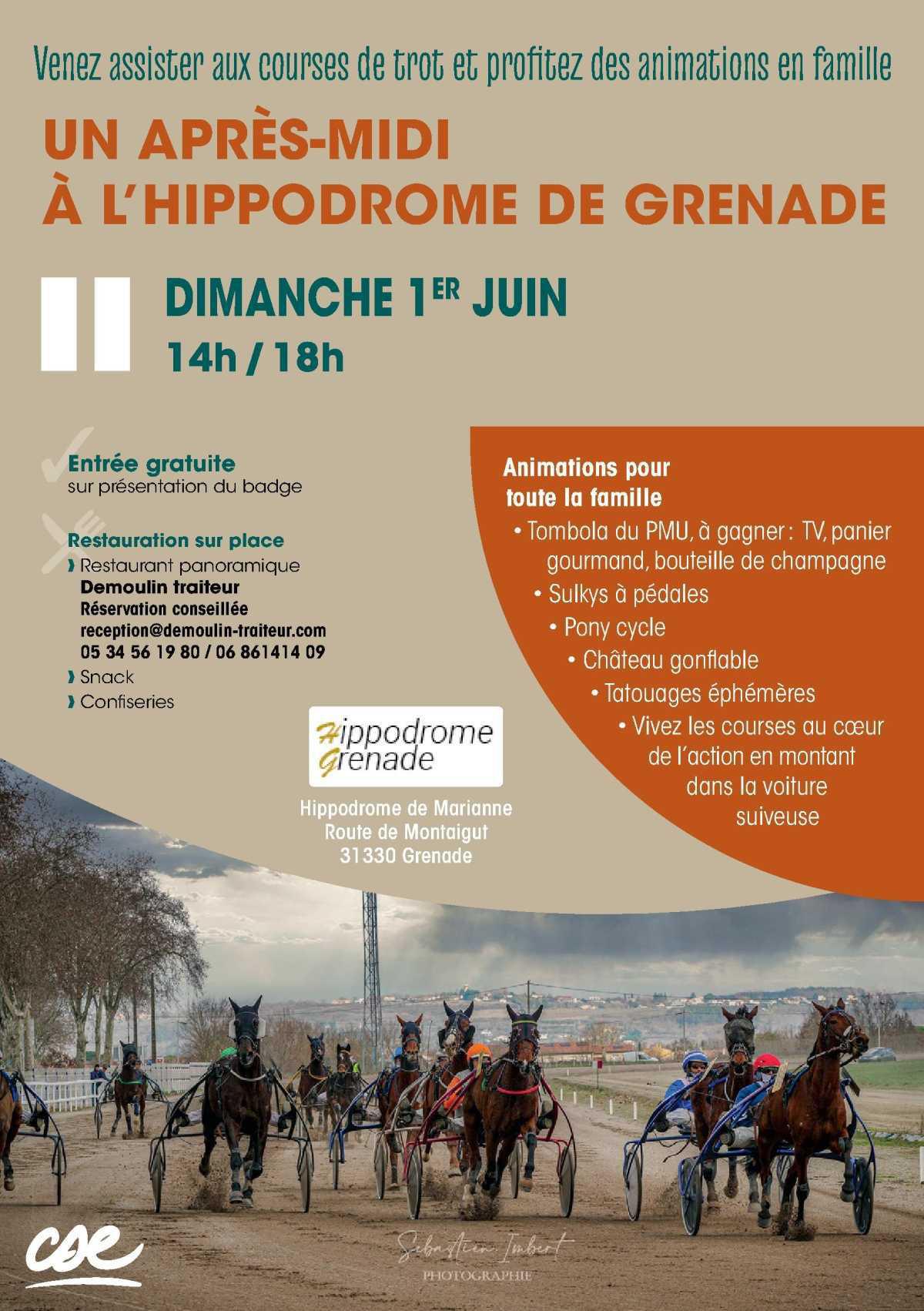 CSE: Un après midi à l'Hippodrome de Grenade