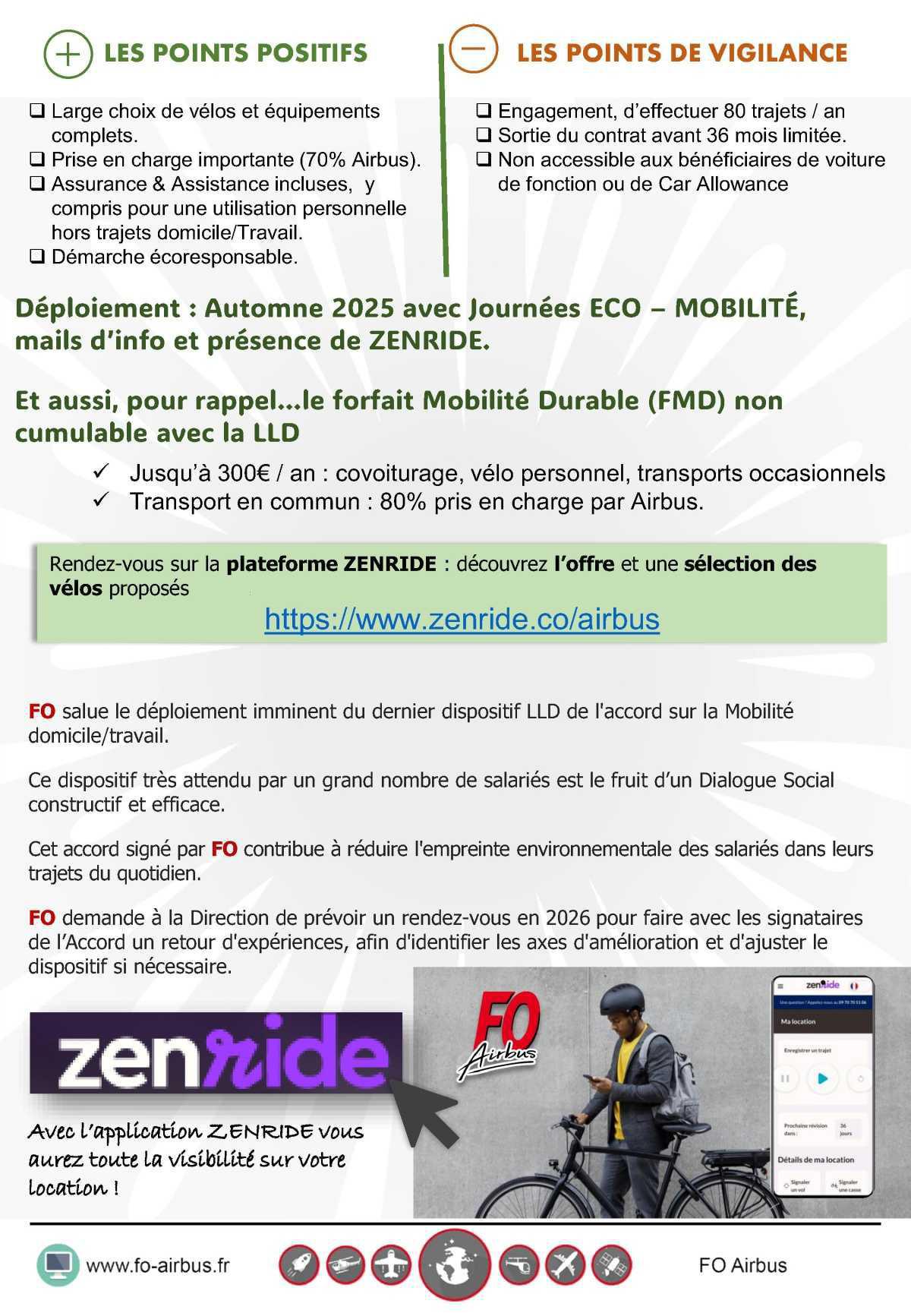 Location Longue Durée de vélo chez Airbus
