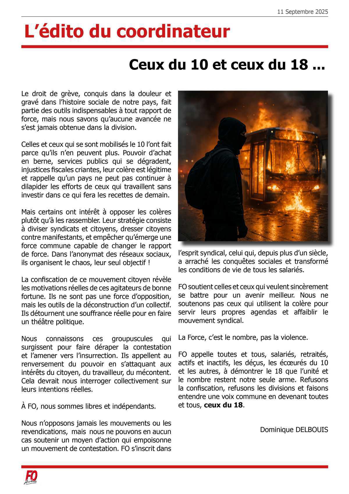 Ceux du 10 et ceux du 18 ...