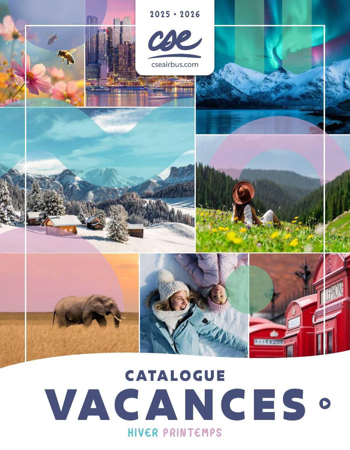 CSE: Catalogue Vacances Hiver Printemps