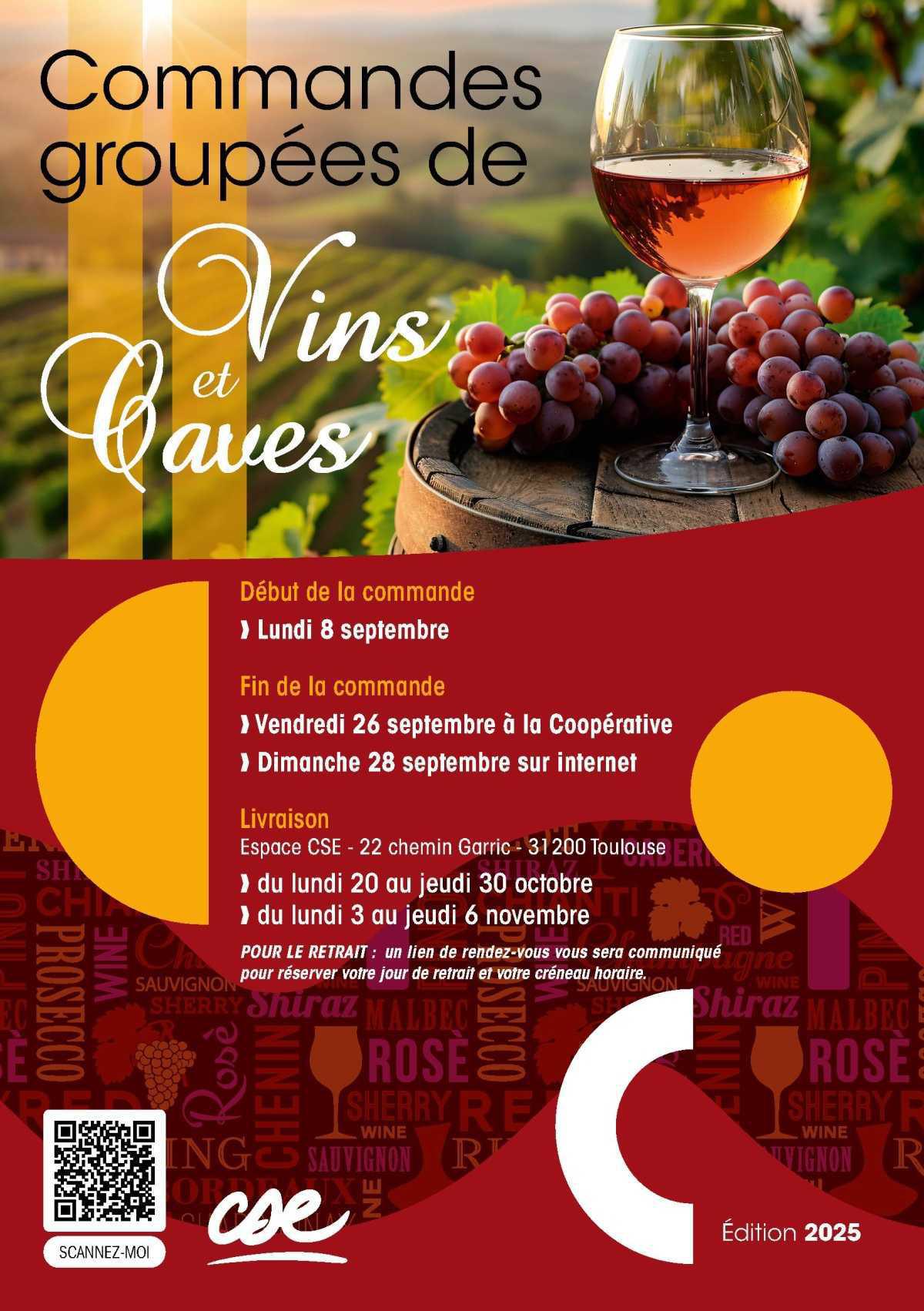 Coopérative: Salon du vin vendredi 19 & samedi 20 septembre 2025