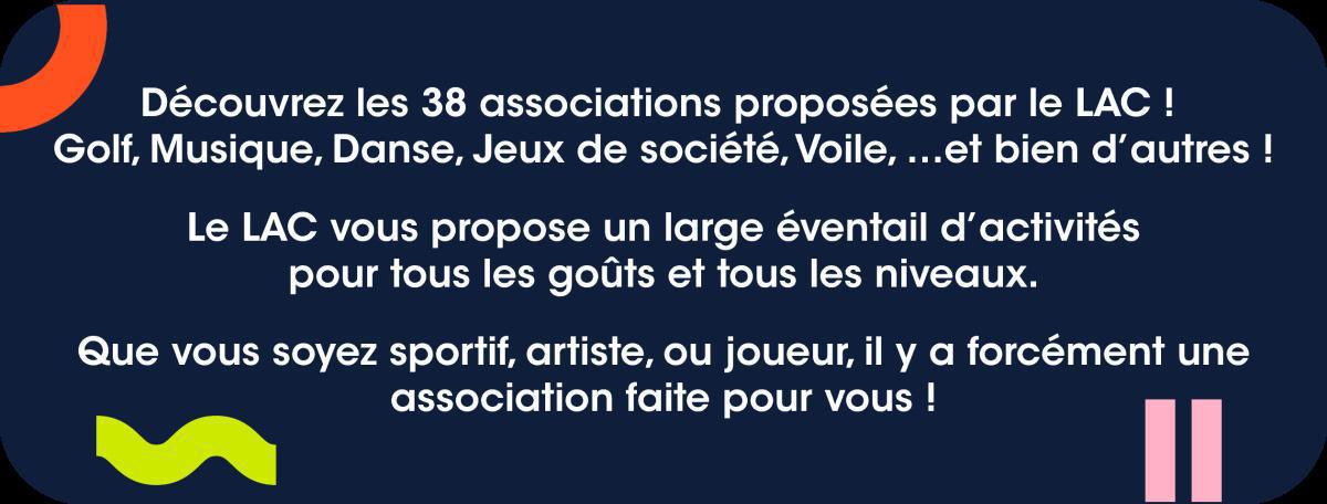 CSE: Venez découvrir les 38 assos du LAC !