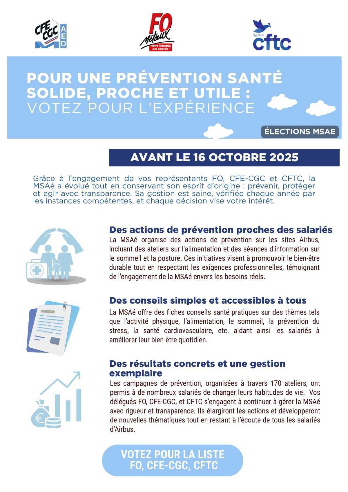🗳️ Du 6 au 16 octobre 2025 : Élections MSAé 🗳️