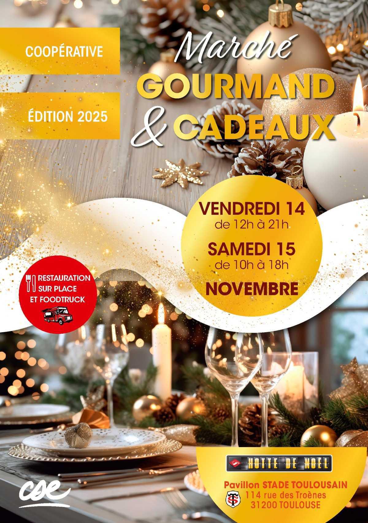 Coopérative: Marché gourmand au pavillon du Stade Toulousain