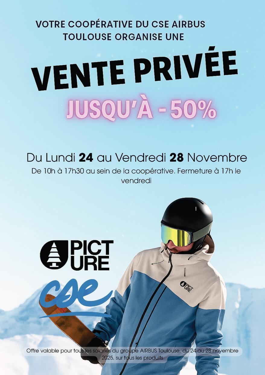 CSE: Vente privée PICTURE à la Coopé !