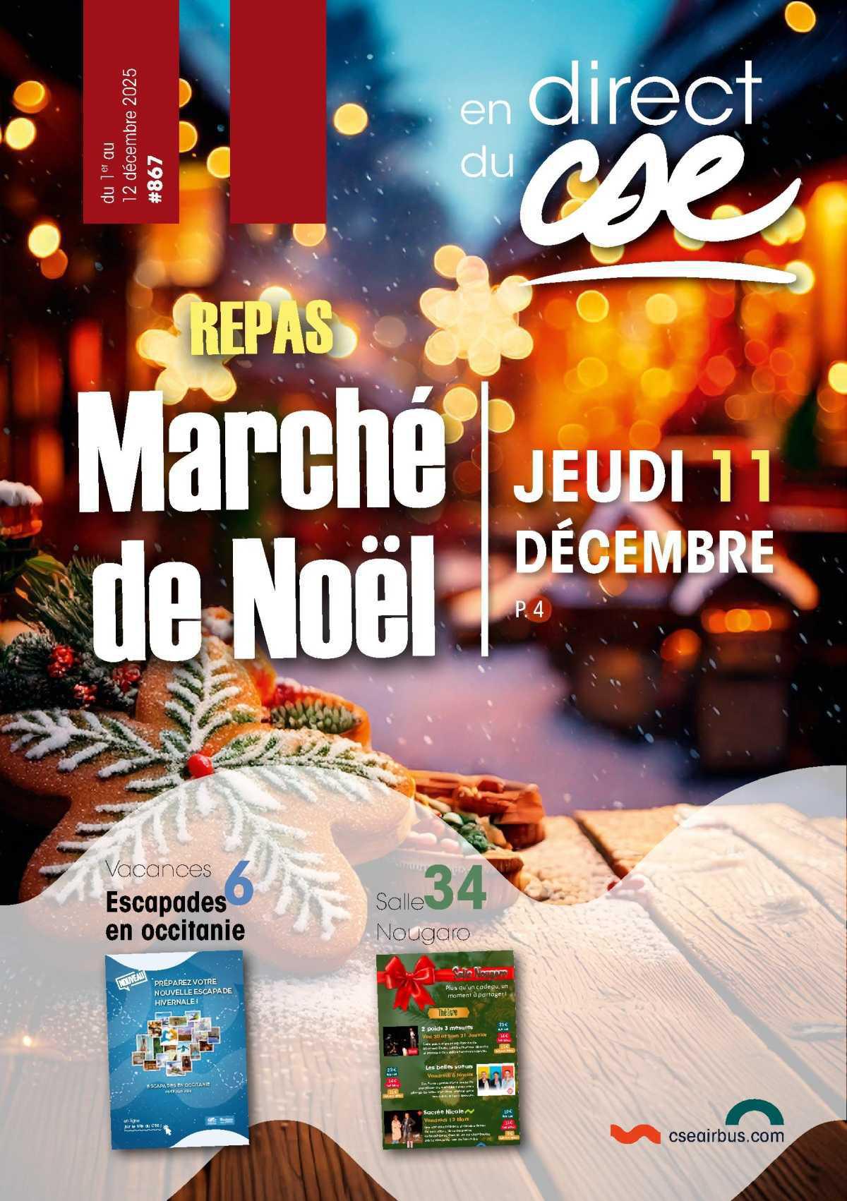 En Direct du CSE du 1er au 12 décembre 2025