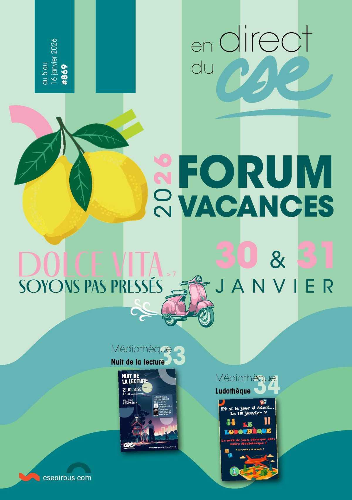 En Direct du CSE du 5 au 16 janvier 2026