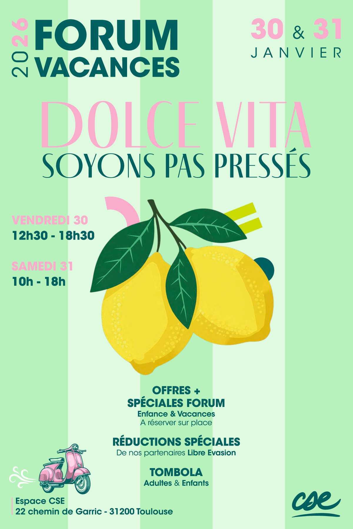 Vacances: Forum vacances 2026