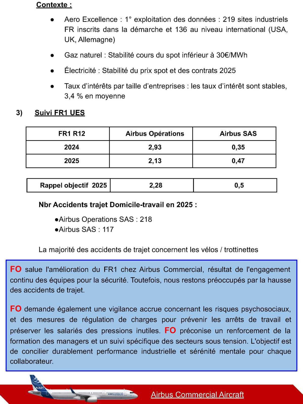 Compte rendu du CSE-C Airbus Commercial Aircraft du 26 janvier 2026