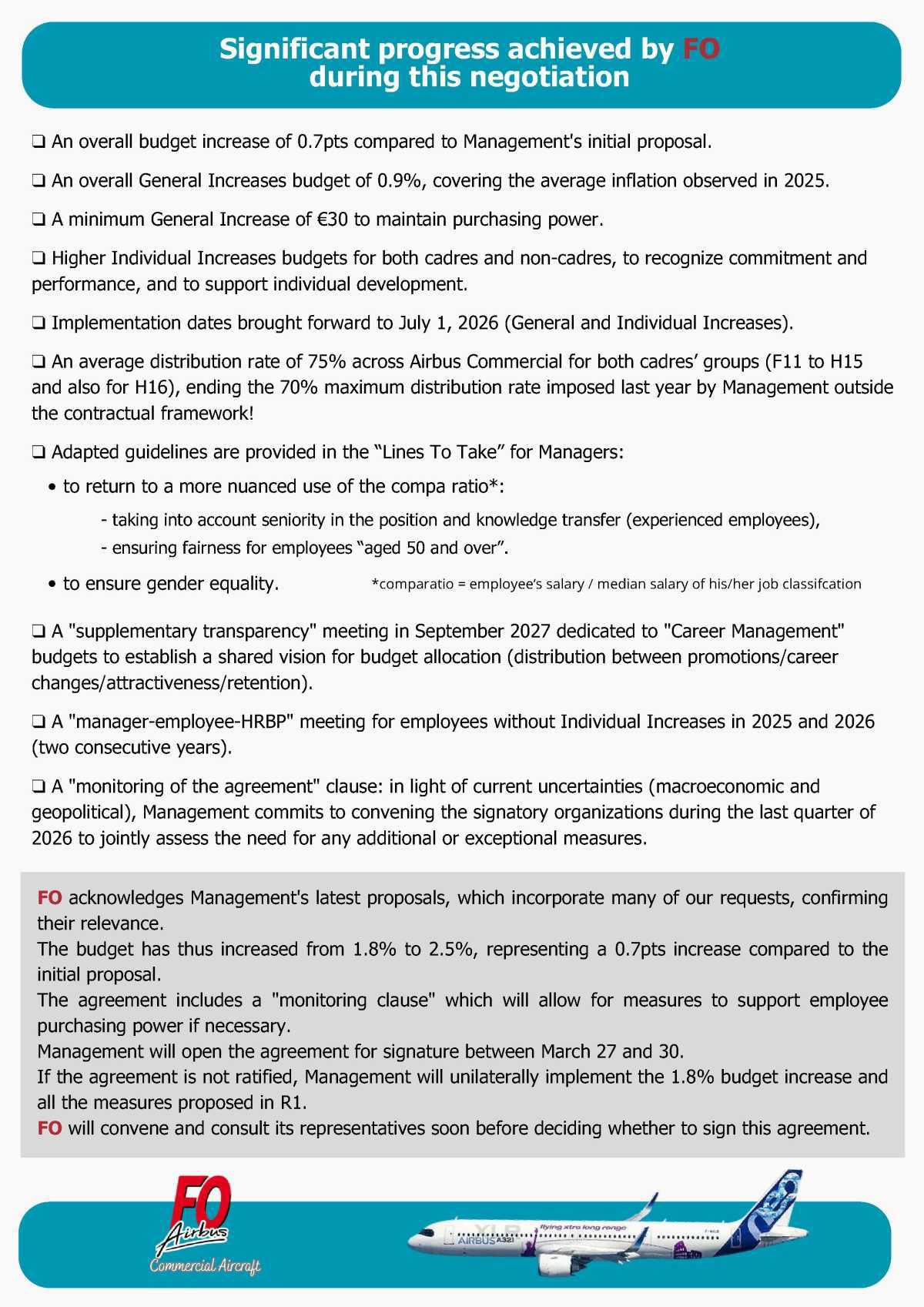 Politique salariale 2026 / 2027, négociation #3