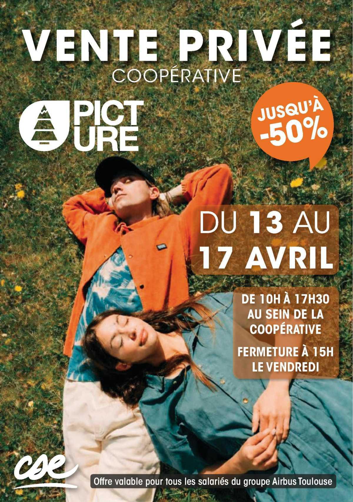 Vente privée PICTURE à la Coopé